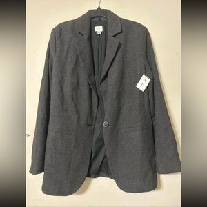 a new day Women's Gray Blazer